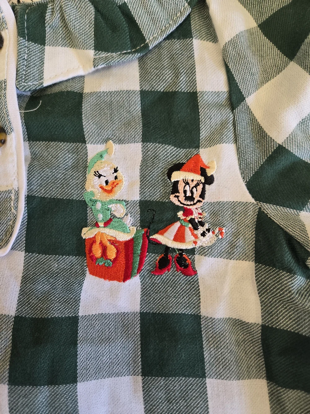 Disney Plaid Minnie & Daisy PJ Gown - Picture 6 of 9